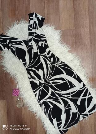 Ошатне плаття по фігурі 42-44_white& black
