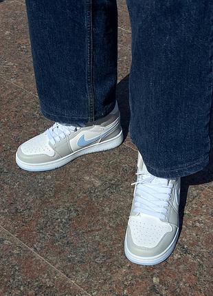 Nike air jordan 1 retro high grey blue