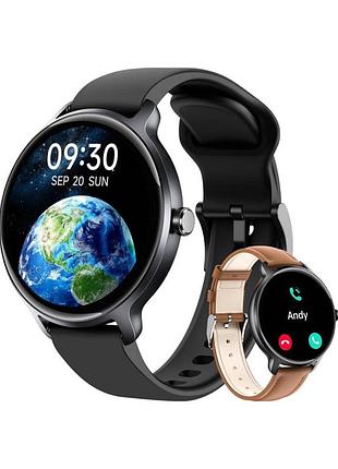 Смарт-часы для мужчин и женщин, 1,27-дюймовый amoled-экран, функция ответа/завершения звонков для iphone/android