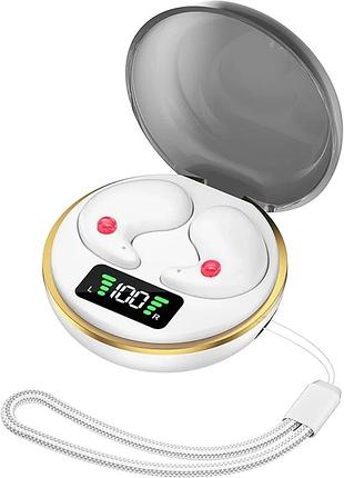 Бездротові навушники для сну j1 bluetooth 5,3 мініатюрні, приховані навушники із зарядним кейсом