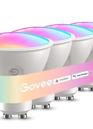 Розумна світлодіодна лампочка govee rgbww smart led bulb (h600d) (комп. 4шт.)