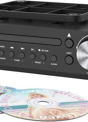 Monodeal md105 - кухонний bluetooth cd-програвач, встановлення під шафу, два hd-динаміки, fm-радіо, пульт, підсвічуванням -вітрина