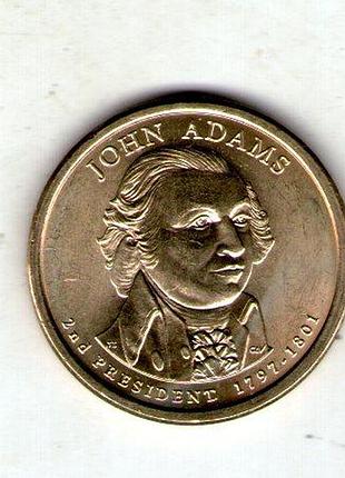 Сша 1 долар, 2007 2-й президент сша - джон адамс (1797-1801) №2777