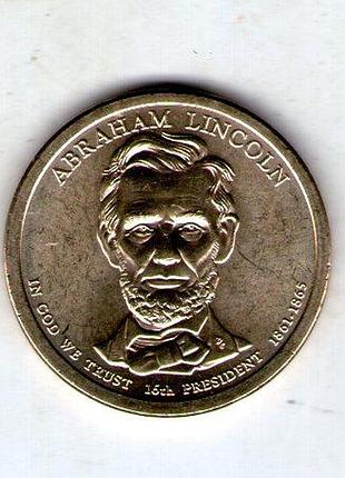 Сша 1 +ар, 2010 16-й президент сша - таинств максин (1861-1865) no2781