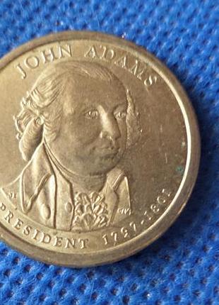 Сша 1 долар, 2007 2-й президент сша - джон адамс (1797-1801) №2829