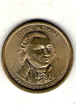 Сша 1 долар, 2007 2-й президент сша - джон адамс (1797-1801) №3142