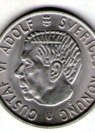 Швеция король густав vi адольф 2 кроны 1970 год no2603