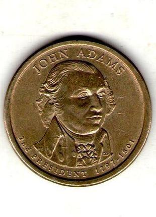 Сша 1 долар, 2007 2-й президент сша - джон адамс (1797-1801) №2985