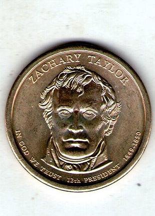 Сша 1 долларов, 2009 12-й президент сша - закари тейлор (1849-1850) no2976