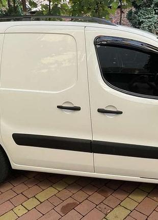 Черные рейлинги металлическая ножка для citroen berlingo 2008-2018 гг