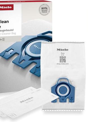 Miele - мешки для пылесоса hyclean pure gn 4 штуки + 2 фильтра, оригинальные мешки для пылесоса miele s2, s5, s8, complete c2/c3