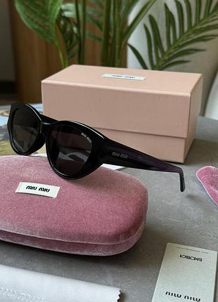 Очки миу black/black miu smu 61ws 56/15/148