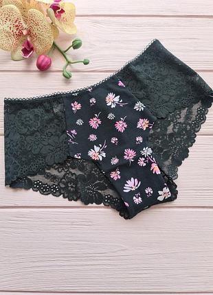 Трусики no-show cheeky panty pink victorias secret
