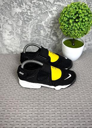 Nike air rift балетки сандали 33 размер детские черные