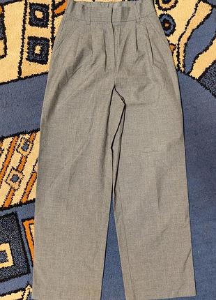 Лёгкие брюки багги h&m р 36( xs) рост 165см