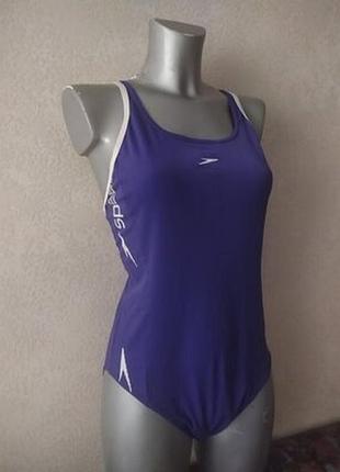 48( 16 )l,speedo endurance ,оригинал, фиолетовый хлоростойкий купальник для плавания