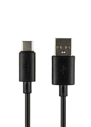 Кабель для заряджання hoco x88 gratified передавання даних usb to type c 3 a 1 m black