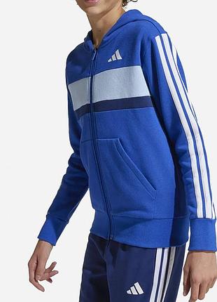 Зіпка підліткова adidas на флісі розмір 9-10 років зріст 140 см ji6209
