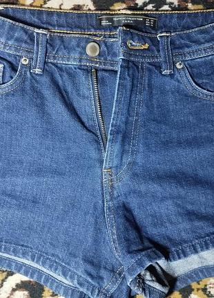 Женские мини-шорты zara trafaluc collection, размер s