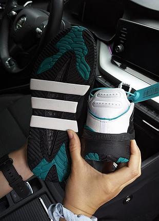 Кросівки adidas niteball чорні з зеленим