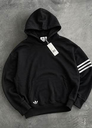 Худи женское adidas originals neuclassics black