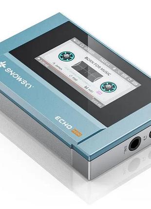 Аудіоплеєр snowsky echo mini sky blue з bluetooth та підтримкою microsd