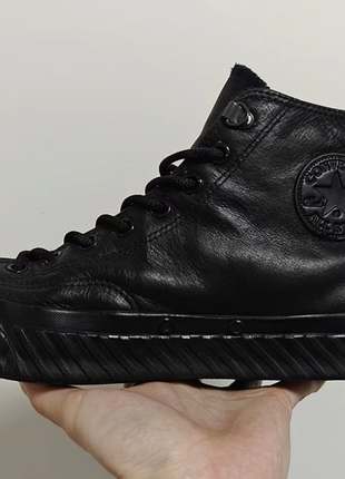Кеди converse men chuck 70 bosey hi black / almost black (used)
