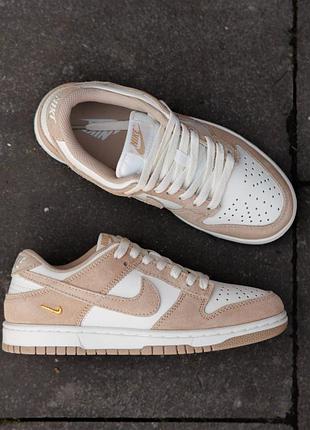 Р.36-41 кроссовки nike sb dunk low sail metallic gold nk369