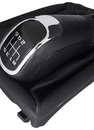 Skoda octavia ii 09-12 ручка перемикання передач + чохол із рамкою 6 передач 2008-2012