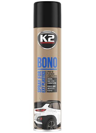 Спрей для полирування та видновлення пластику k2 bono аерозоль 300 мл 300ml k150