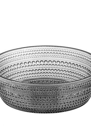 Салатник ardesto verbena 18см прозрачный/серый (ar5035)