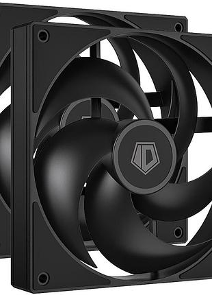 Вентилятор корпусний id-cooling as-140-k duet 140 мм комплект 2 шт black (as-140-k duet)