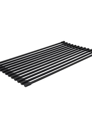 Сушарка на кухонну мийку lidz acsis la04 black, квадратна основа, для посуду 430х216 мм ldacsla04blm49762