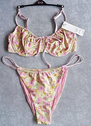 Роздільний купальник 75g (34g), 80f (36ddd/f) / 85e (38dd/e), плавки s, m, l