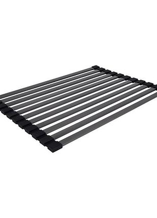 Сушарка на кухонну мийку lidz acsis la14 black, плоска основа, для посуду 430х303 мм ldacsla14blm49768