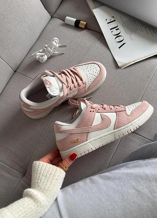 😍 женские кроссовки nike sb dunk low sail pink