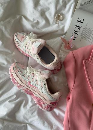 😍 женские кроссовки nike p-6000 custom pink