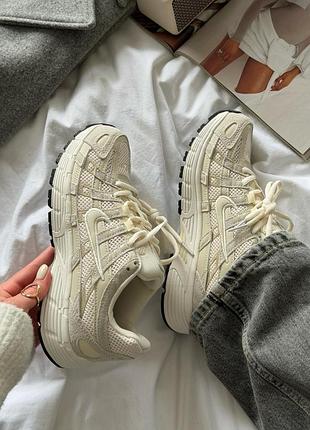 😍 жіночі кросівки nike p-6000 beige