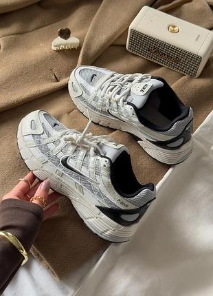😍 жіночі кросівки nike p-6000 beige black