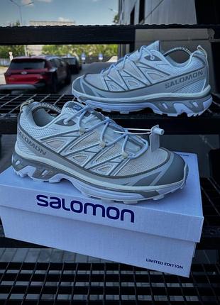 Кроссовки мужские salomon xt6 expance белые летние демисезонные весна-лето-осень текстиль размер 41-44 новые 1210-6