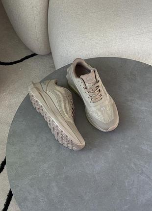 😍 женские кроссовки alo yoga runner beige