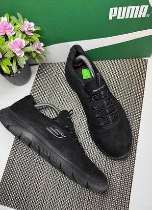 Оригинальные слипоны кроссовки skechers