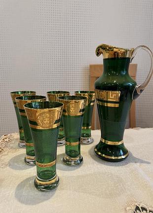 Bohemia набор келихи та кувшин