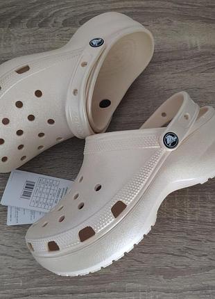 Сабо crocs classic platform w8 w9