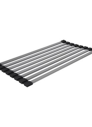 Сушарка на кухонну мийку lidz acsis la12 black, плоска основа, для посуду 430х216 мм ldacsla12blm49766