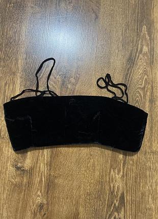 Топік жіночий zara xs велюровий