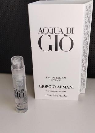 Новинка 2026 -парфюмированная вода для мужчин armani acqua di gio intense