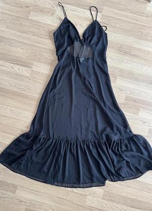 Пляжное платье сарафан xl-xxl h&m 
сетка прозрачное.