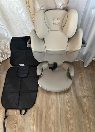 Автокресло cybex на рост 100-150 см+ коврик