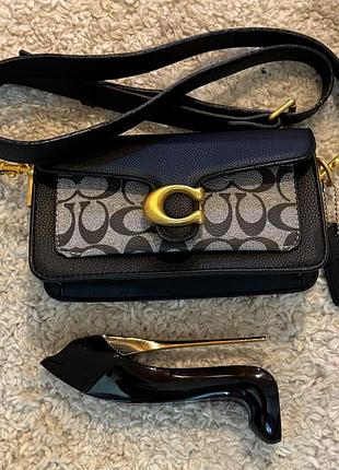 Сумка coach tabby black  (premium)